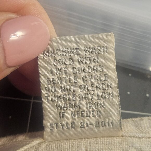 J Jill Natural Linen Women’s Tank Top Med Minimalist Capsule Resort Coastal Chic - Picture 7 of 10